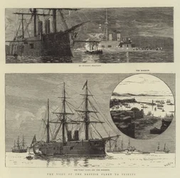 La Visite de la Flotte Britannique à Trieste