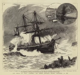 Le naufrage du HMS Phoenix au large de l