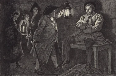 Le Bailli découvre Rob Roy dans la prison
