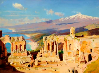Théâtre grec, Taormine, Sicile