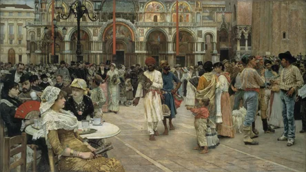La Piazza Saint-Marc, Venise