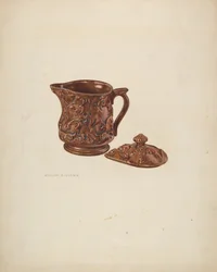 Pichet de sirop, vers 1941