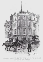 Gare de Chemin de Fer Électrique, City et South London, King William Street