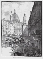 Cathédrale Saint-Paul depuis Ludgate Hill
