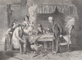 Portrait du grand-père, de Illustrated London News, 4 janvier 1862
