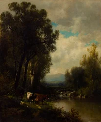 Bétail sur la Rivière