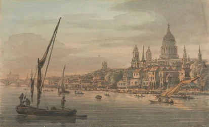 La ville et Saint-Paul depuis la rive sud