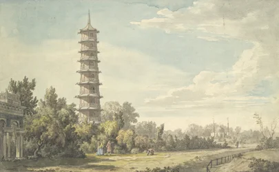 Vue de la nature sauvage à Kew