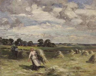 Récolte près de Salroun, East Lothian