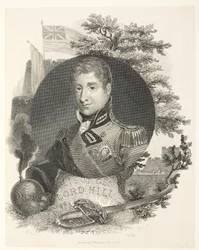 Lieut General Lord Hill KB, gravé par Brown, pub. Kinnersley, 1815