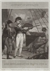 Lord Howe défait les Français