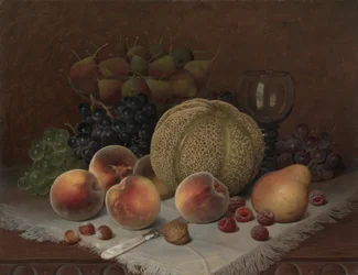 Nature morte au melon