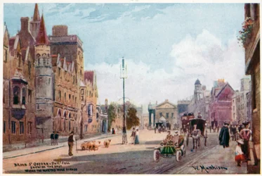 Broad St, Oxford, et Balliol College