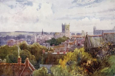 Vue de Cambridge depuis Castle Hill