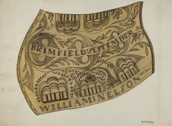 Corne à poudre, vers 1937