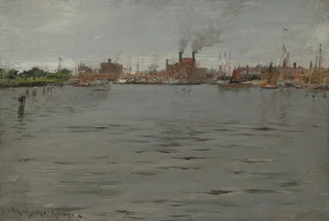 Scène de port, quais de Brooklyn