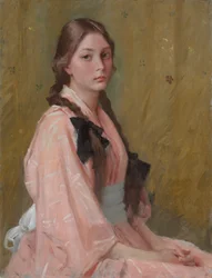 Mona, fille de Mme R. William Merritt Chase, c.1894