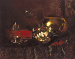 Nature morte : Bol en laiton