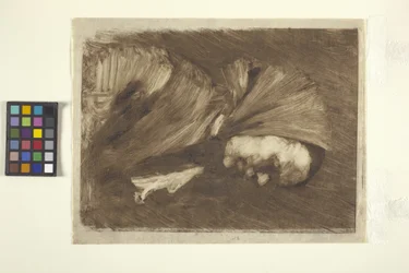 Femme en écharpe