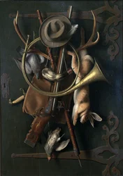 Après la chasse (3e version) 1884 (huile sur toile)