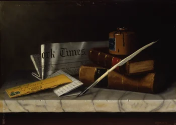 Nature morte avec lettre à M. Clarke, 1879