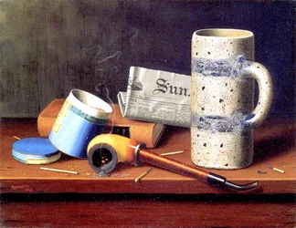 La boîte à tabac bleue