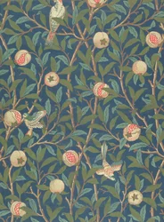 Motif de papier peint « Oiseau et grenade », imprimé par John Henry Dearle (1860-1932), 1926