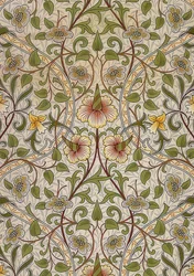 Tissu décoratif. 1876-90