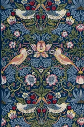 Voleur de fraises. Tissu décoratif