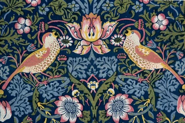 Le Voleur de Fraises. Tissu décoratif, 1883