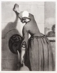Fille à la fontaine
