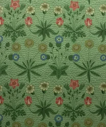 Daisy Marguerite, papier peint imprimé en bloc, 1862