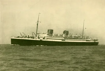 Le paquebot Royal Mail Motor Liner Asturias 22 500 tonnes brutes, vers 1930