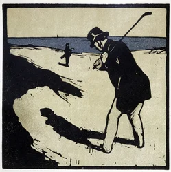 Joueur de golf