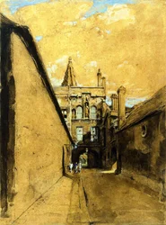 Porte de New College Lane