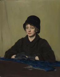 La fille au gant déchiré
