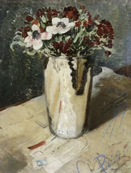 Giroflées et anémones