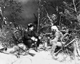 Vie du trappeur au Canada, photo de Nottman, vers 1890