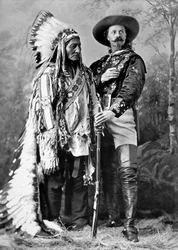 Sitting Bull et Buffalo Bill en 1886