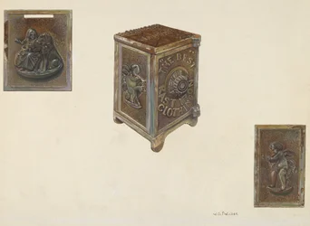 Coffre-fort, vers 1940