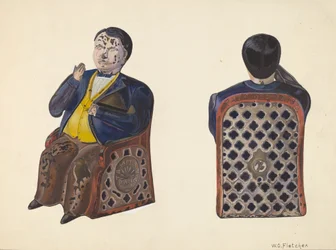 Banque de jouet Tammany, vers 1937