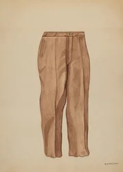 Pantalons, vers 1937