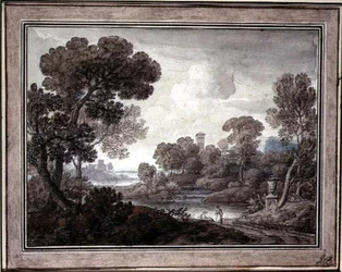 Paysage classique, vers 1770
