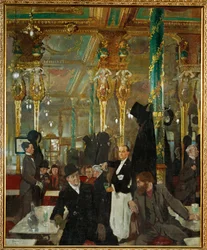 Le Café Royal à Londres (peinture sur toile)