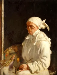 Le peintre : Autoportrait avec lunettes, 1907