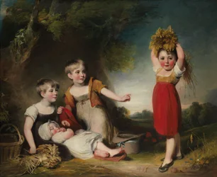 Les petits-enfants de Sir William Heathcote, 3e baronnet
