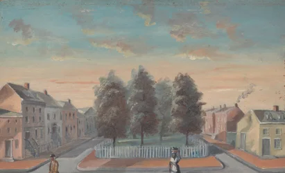 Poires cuites à Duane Park, années 1870