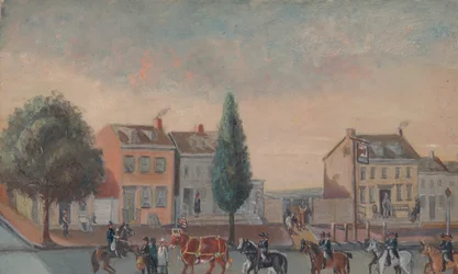 Taverne de la Tête de Taureau, années 1870
