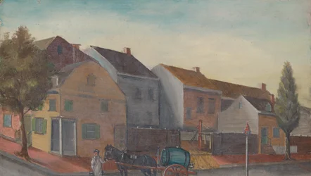 Pompe à eau de thé, années 1870