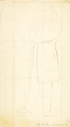 Homme debout, gestes